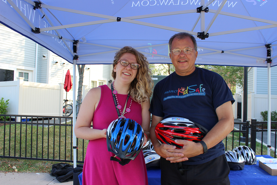 Attorney David White and Claire Kaiser, with the Joseph M. Tierney Learning Center in South Boston