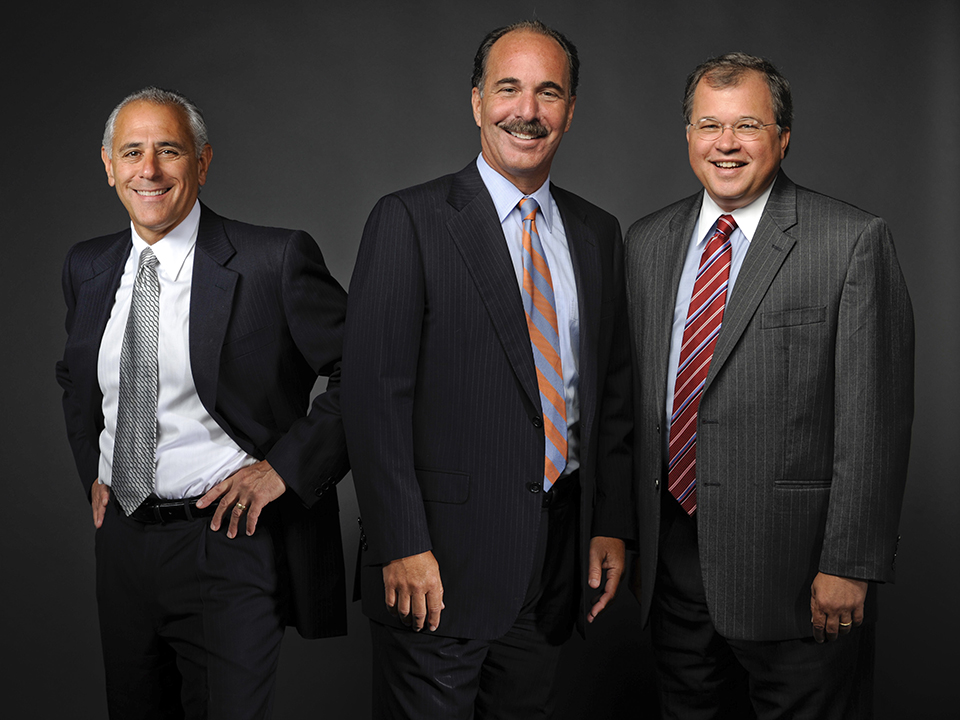 From left: Attorney Ronald E. Gluck, Attorney Marc L. Breakstone and Attorney David W. White of Breakstone, White & Gluck, a Boston law firm specializing in personal injury and medical malpractice.