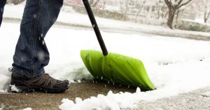 Snow shoveling