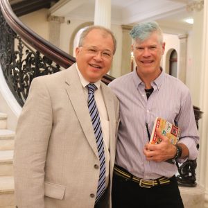 Attorney David W. White with Tom Francis, interim executive director of MassBike.