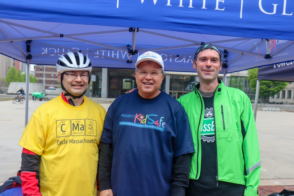 Attorney David W. White at 2019 Boston Bike to Work Festival