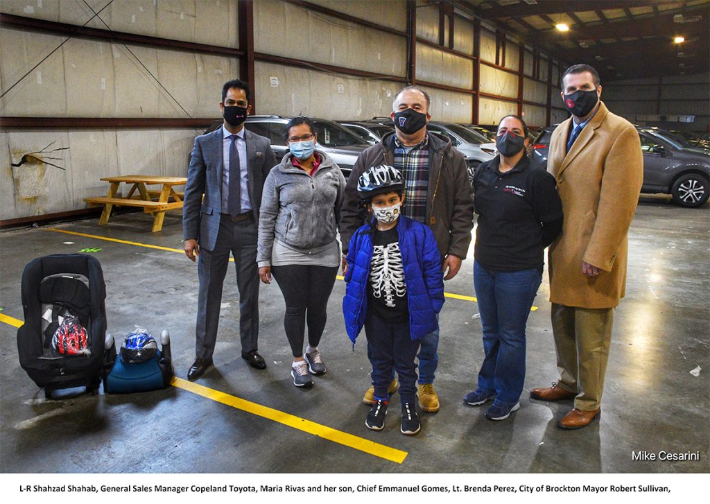 Brockton Police Department Car Seat and Bike Helmet Giveaway