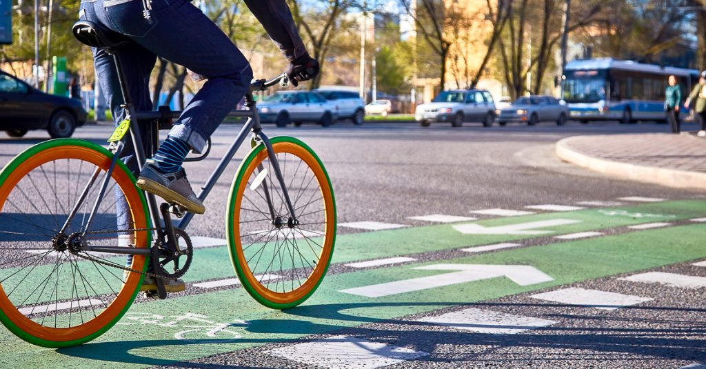 Bicycle lane accident